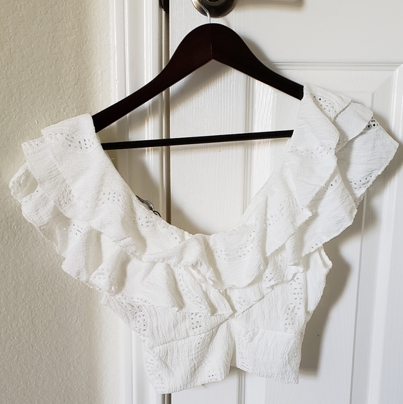 ZARA Ruffled Top - Picture 4 of 5